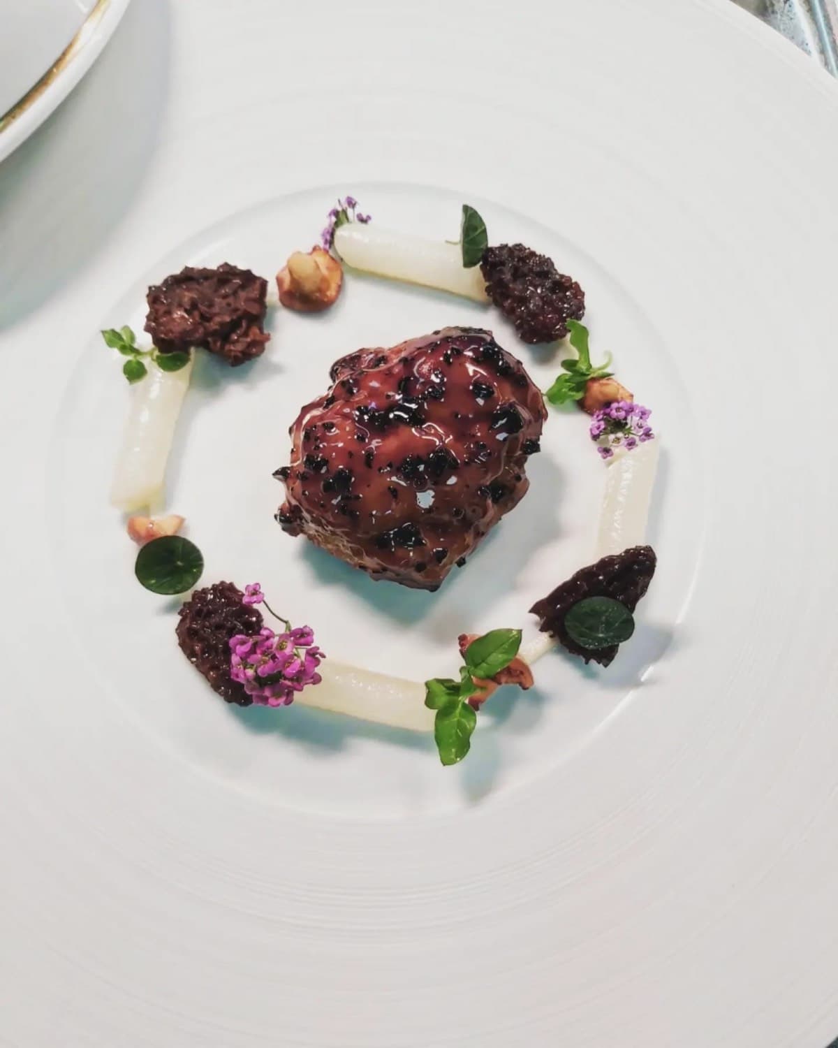 Fine dining plate